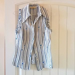Italian made linen blouse